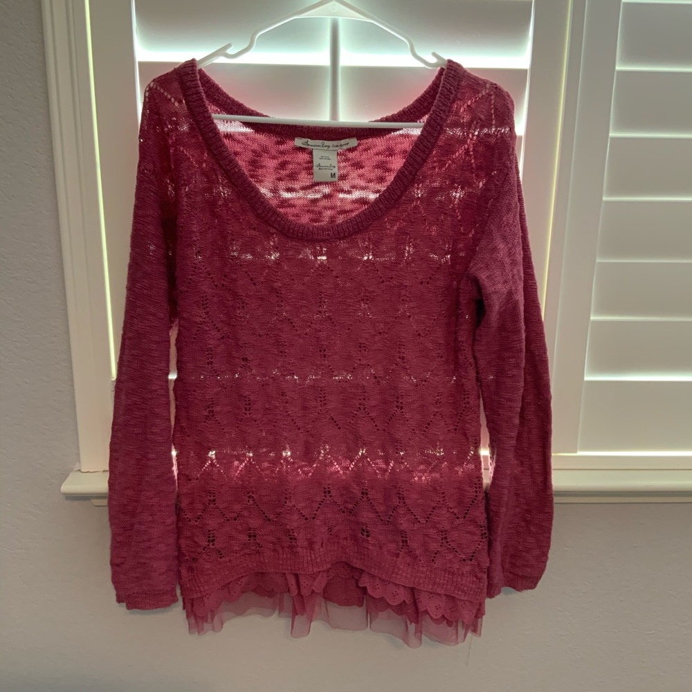 Rosy pink American Rag sweater❤️